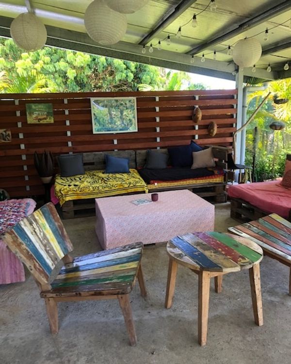 Charmante maisonnette, calme, vue mer.