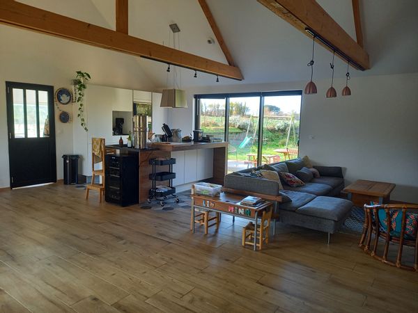 Maison familiale entre et mer