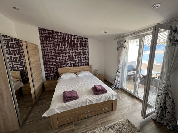 The apartments are with terraces with a beautiful sea view