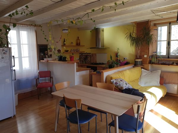 La maison de Aurélien dans le centre de Crest.