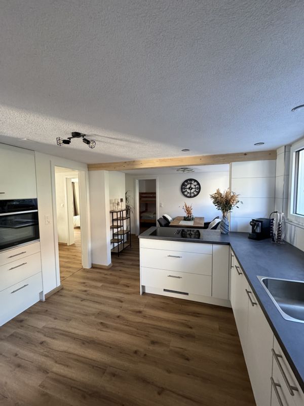 Maison de Chantal Appartement de 3 1/2 pièces situé au centre, entouré de montagnes.