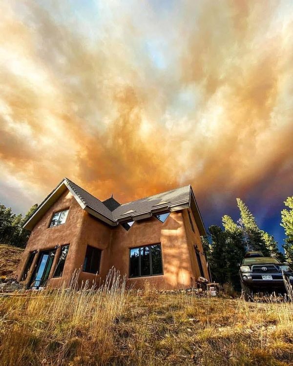 Unique and Artistic Off-Grid Straw Bale Temple and Ceremonial Grounds in Indian Peaks Wilderness, CO