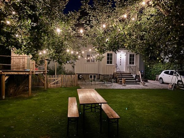 huis van Caroline og Axel