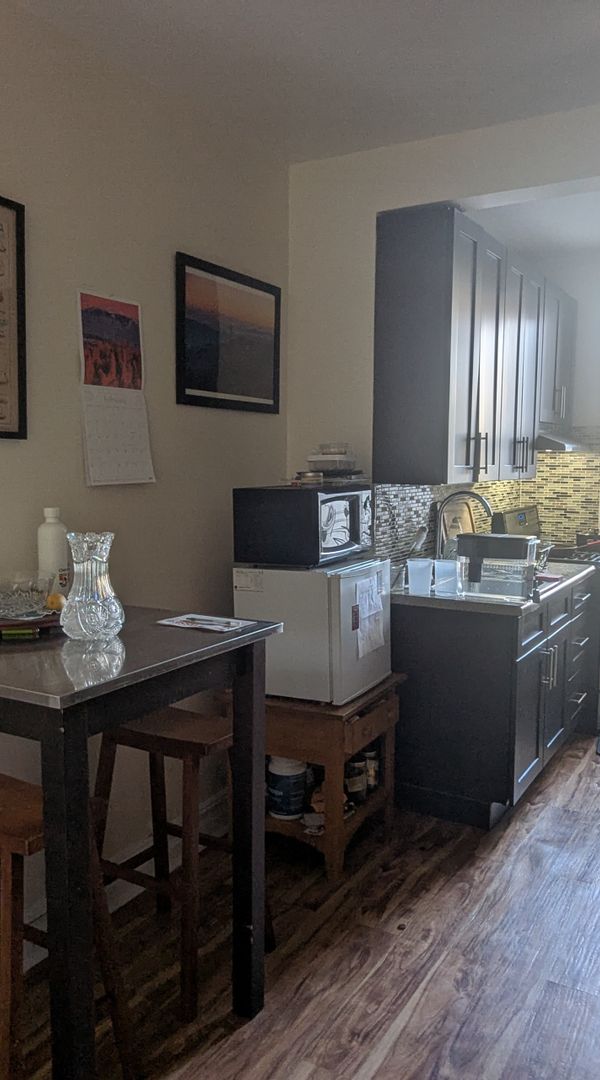 One bedroom in a historic district of Brooklyn