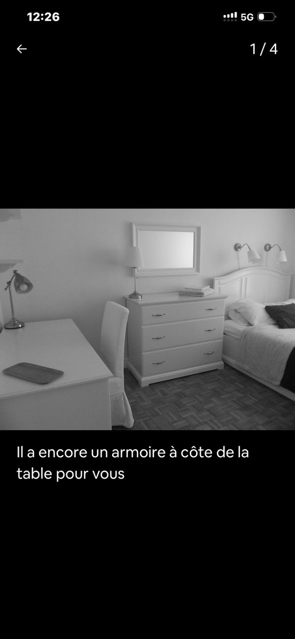 Cristina's private room