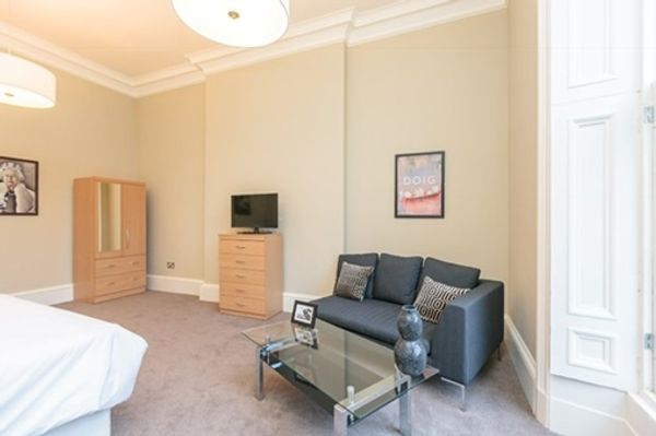 Paul's house is a large ground-floor flat in the centre of Edinburgh.