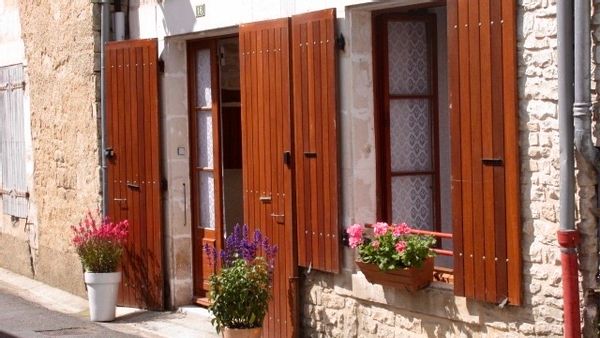 Quaint village terrace house in south-west France