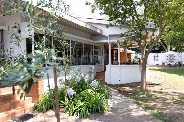Elegant vintage city room in a tranquil guesthouse with garden views and great location.