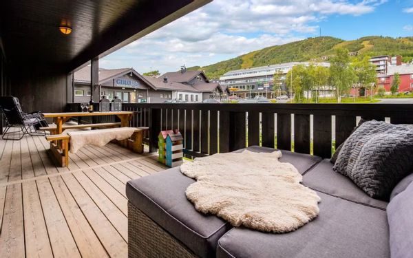 Carita's apartment in the idyllic mountain destination Geilo, in Norway. Great for hiking and biking