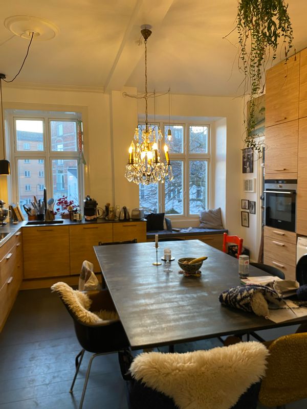 Stor herskabslejlighed lige ved stranden og tæt på København.