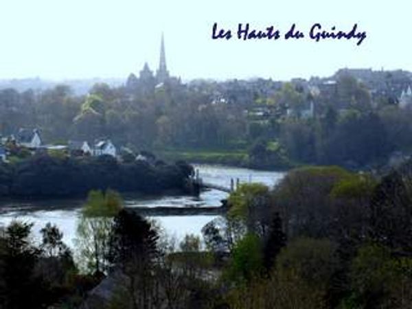 Maison en face de Treguier,  vue panoramique rivière, prox Bréhat, Perros Guirec