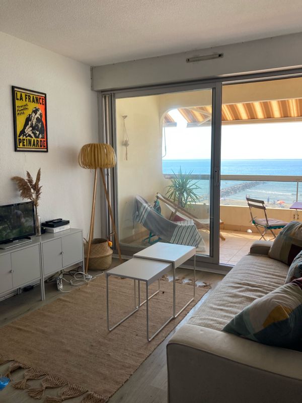 Studio cabine vue mer 1ère ligne