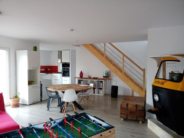 Maison 4 chambres avec jardin à quelques minutes de la mer et des stations balnéaires