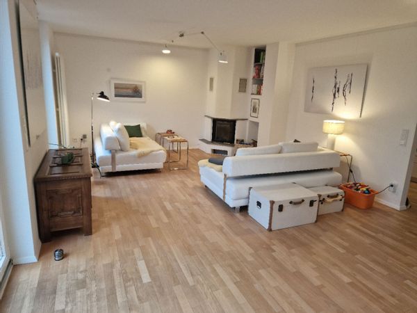 Comfortable Home with Fireplace, Garden, and Large Terrace