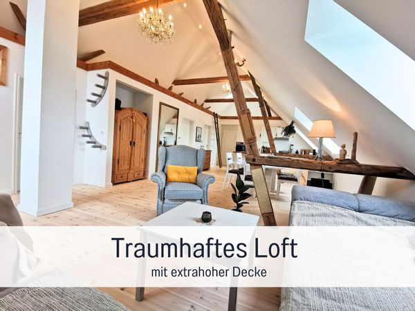 Loft Sternenblick – Light, Space & Walk to the Baltic Sea