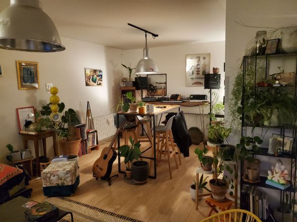 Appartement verdoyant 73m2, vue jardin, quartier dynamique