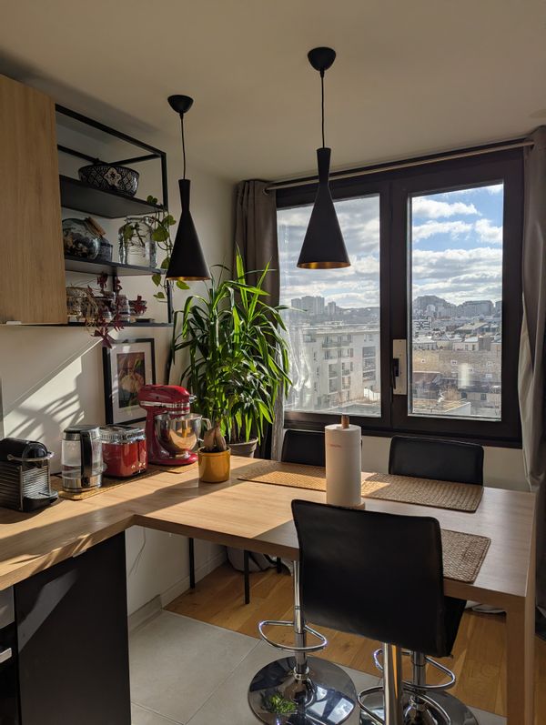Cozy flat with a nice view near Paris/La Villette & Hermès.