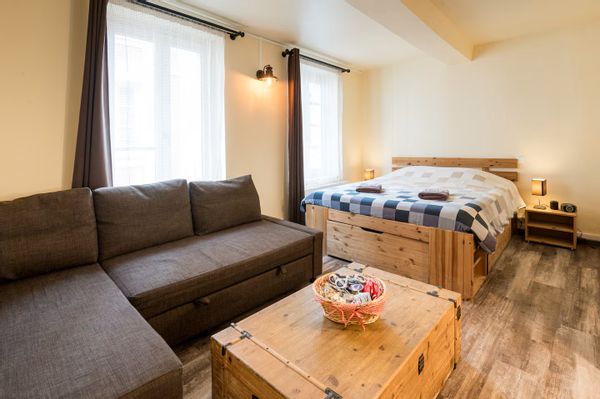 Studio cosy et réconfortant de Guillaume et Josée