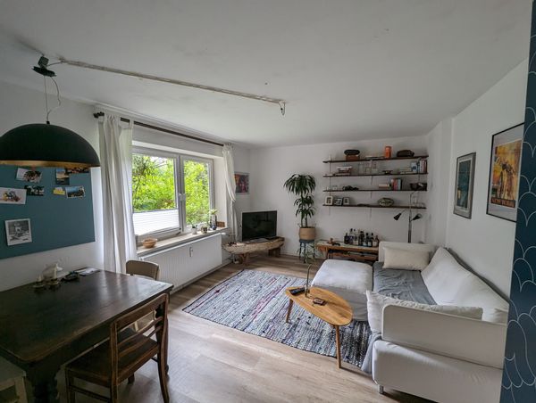 Samuel's private room in the center of Hamburg