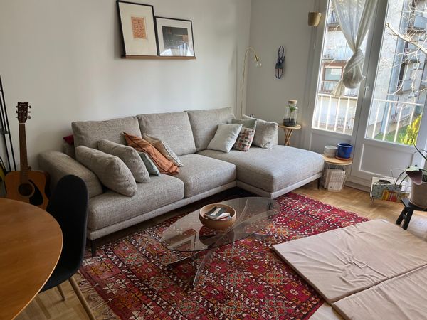 Appartement entièrement rénové et cozy proche centre-ville et Erdre, adapté pour couple avec 1 bébé