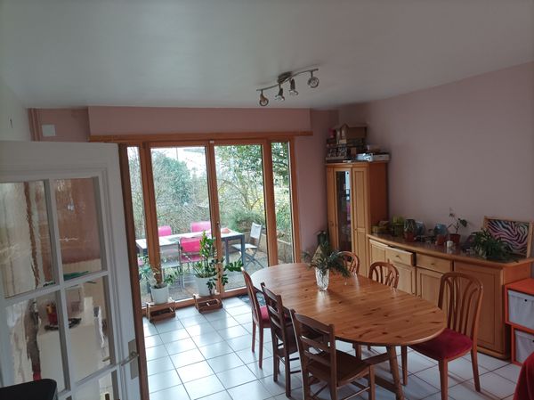 La maison d'Isabelle à Strasbourg dans un quartier calme et verdoyant