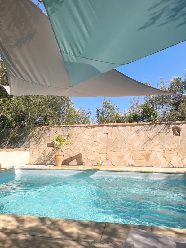 Maison en pleine garrigue