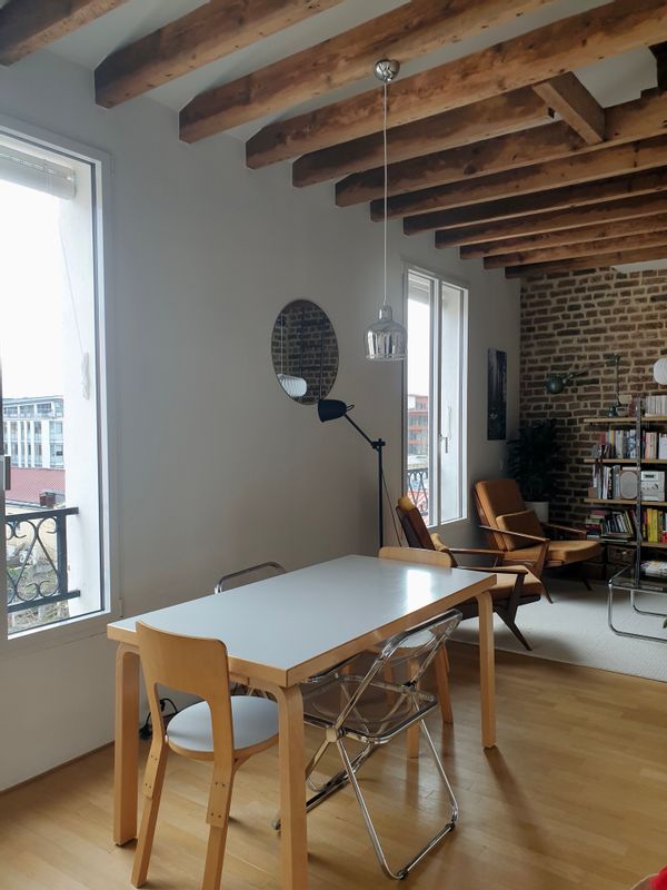 Jolie et petit duplex vue ciel.