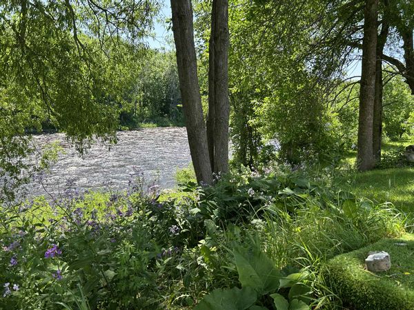 Rez-de-chaussée sur le bord de la rivière Dernière demeure d'un cul-de-sac, secteur très tranquille