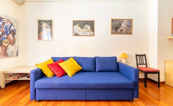 Casa di Alessio a Roma, elegante e tranquilla