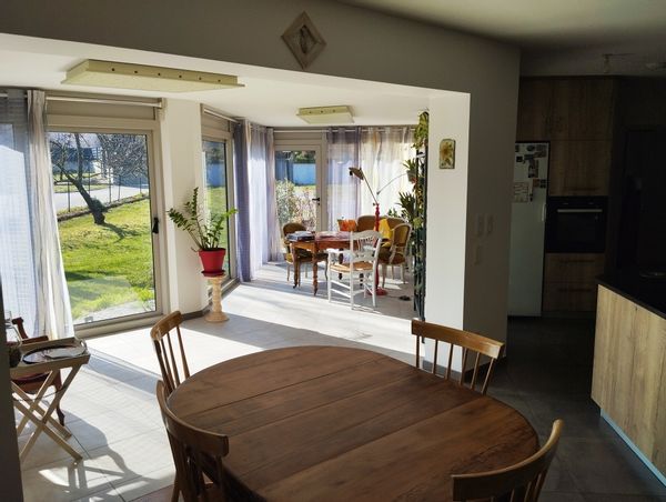 Maison de plein pied à la campagne