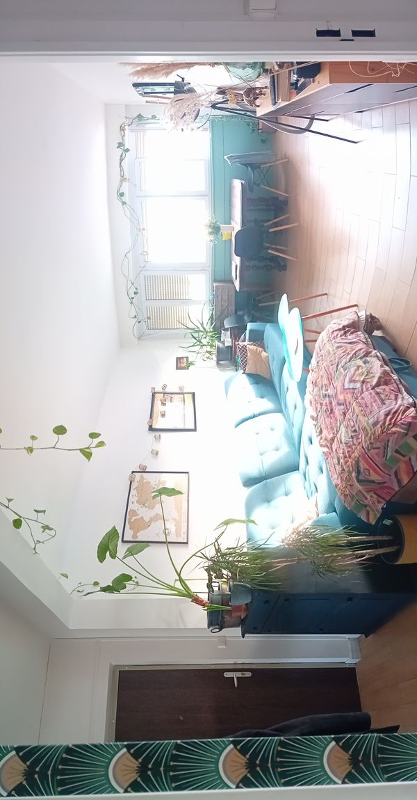 Chambre lumineuse dans appartement confortable