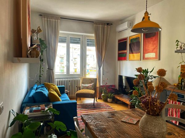 Penthouse Single Room in Historic Garbatella