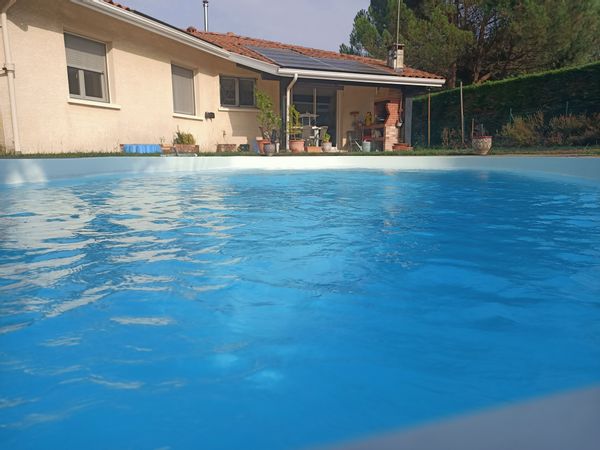 Belle maison avec piscine en bordure de Dax, à côté des tourbières et de la nature