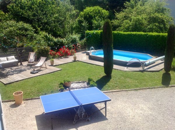 Annecy – Maison familiale avec piscine, à 200m de la piste cyclable du lac !  -vue montagne