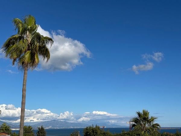 Bungalow 300 m vom Meer, ruhige Lage im Grünen mit heizbarem Salzwasser-Pool, Meditarean Garten