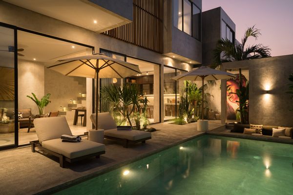 Villa Casa Tulum, inspired 2-bedroom hideaway in Pererenan where modern comfort meets island charm.