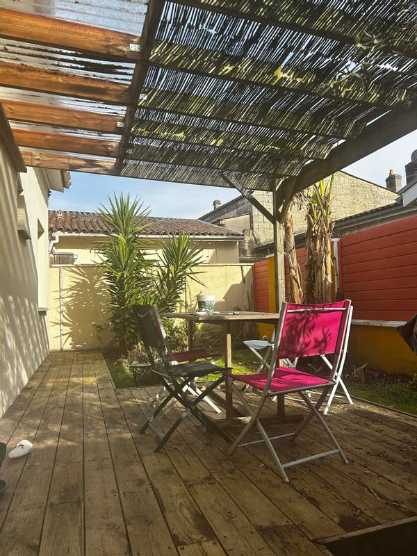Petite maison avec jardin en plein coeur de Bordeaux, à 15min à pieds de la gare Saint Jean