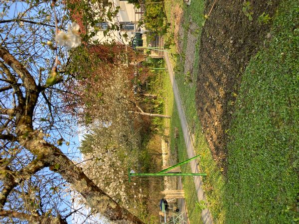 Petite maison de plain pied, au calme, pres des chateaux, pres de Tours et des vignobles.