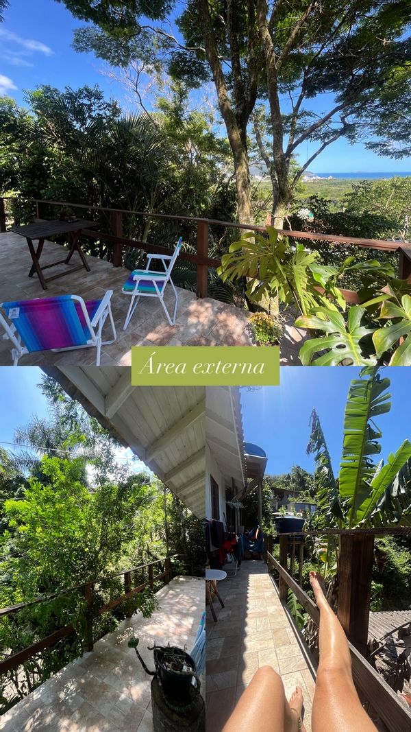 Refúgio tranquilo com vista para o mar no sul de Florianópolis