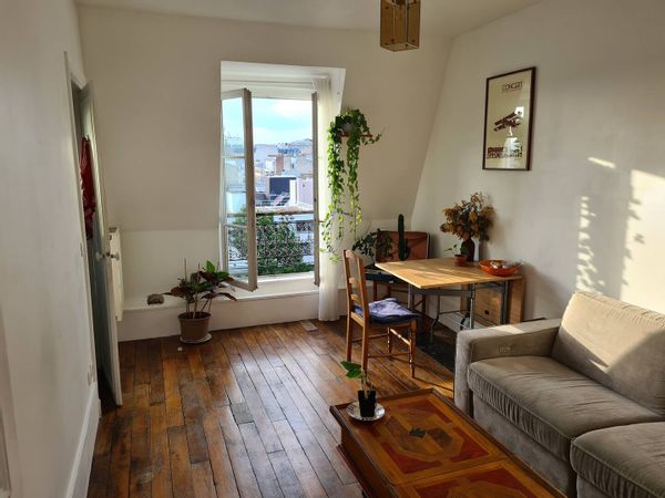 Joli appartement à Belleville près du canal Saint Martin. Vue incroyable sur Montmartre/Sacré Coeur