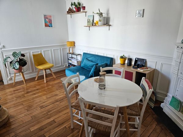 Mon appartement ensoleillé à Paris, entre République et Belleville