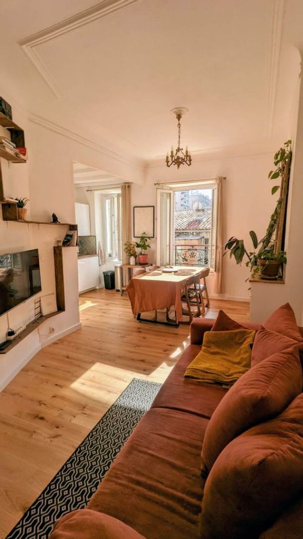 Appartement 2 chambres au cœur de Marseille dans une rue piétonne