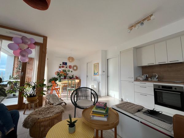 Superbe appartement lumineux avec vue sur le mont Blanc à deux pas des montagnes et du Lac Léman.