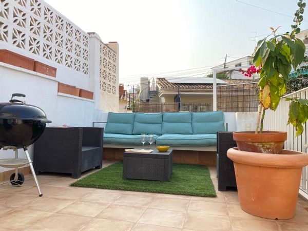 Casa familiar con patio en Pedregalejo, Málaga