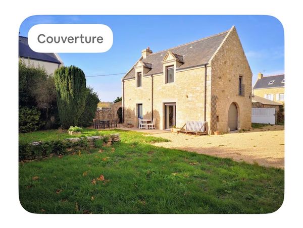 Maison bord de mer plage surf kite et surf à 900m