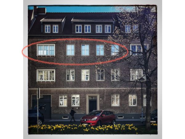 Helle und ruhige Wohnung mit 2 Schlafzimmern, Balkon, Arbeitszimmer und Blick auf den Fluss