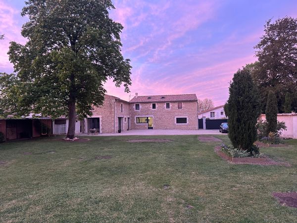 A charming stone house typical of the region, with a large garden