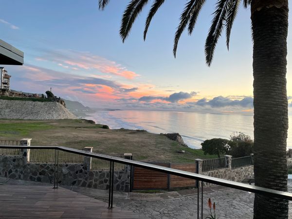 Vast ocean view home in small gated community near charming Mexican town.