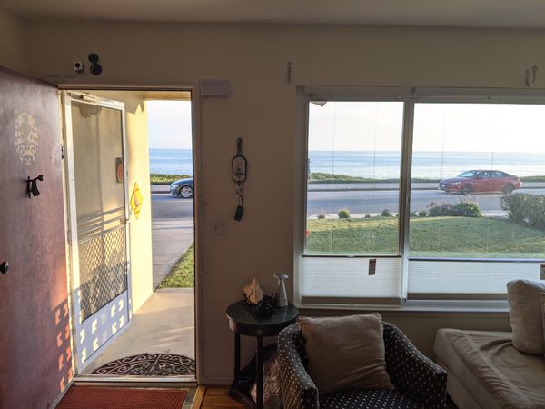 2 bedroom house right on the ocean on West Cliff Drive in Santa Cruz, California