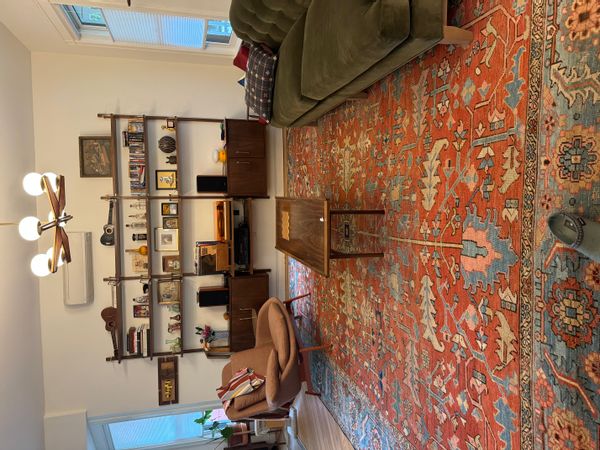 Jessica's house is a stylishly renovated four bedroom, five bathroom Victorian home.